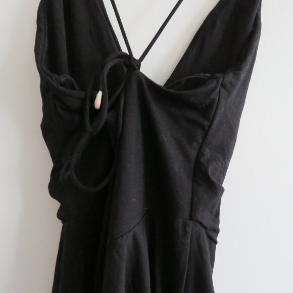 FREE PEOPLE X INDAH BODY Ice Dancer Slip Mini Dress in Black - Size 3 / Large - Picture 10 of 13